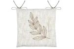Pernă de scaun Hemera 38X38 cm, culoare crem, 100% bumbac