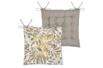 Pernă de scaun Hemera 38X38 cm, culoare greige, 100% bumbac - imagine 2