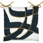 Pernă de scaun Pa×ton Albastru/Mustar 38X38 cm, culoare albastru/muștar, 100% bumbac