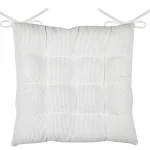 Pernă de scaun Dandy 38X38 cm, culoare crem, 100% poliester