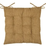 Pernă de scaun Dandy 38X38 cm, culoare cappuccino, 100% poliester