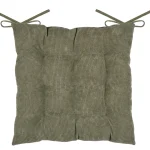 Pernă de scaun Dandy 38X38 cm, culoare kaki, 100% poliester