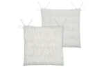 Pernă de scaun Balma 38X38 cm, culoare in, 10% lurex 90% bumbac - imagine 2