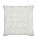 Pernă de scaun Balma 38X38 cm, culoare in, 10% lurex 90% bumbac