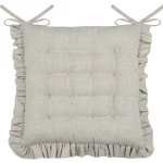 Pernă de scaun Aline 38X38 cm, culoare bej, 19% in 81% bumbac