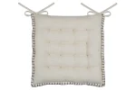 Pernă de scaun Aline 38X38 cm, culoare bej, 19% in 81% bumbac