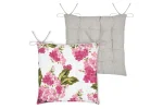 Pernă de scaun Printemps Roz/Gri 38X38 cm, culoare roz/gri, 45% poliester 55% bumbac - imagine 2