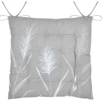 Pernă de scaun Pampa 38X38 cm, culoare natural, 45% poliester 55% bumbac