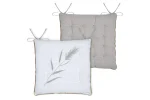 Pernă de scaun Pampa 38X38 cm, culoare crem, 45% poliester 55% bumbac - imagine 2
