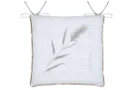 Pernă de scaun Pampa 38X38 cm, culoare crem, 45% poliester 55% bumbac