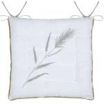 Pernă de scaun Pampa 38X38 cm, culoare crem, 45% poliester 55% bumbac