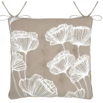 Pernă de scaun Oriana 38X38 cm, culoare natural, 45% poliester 55% bumbac