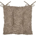 Pernă de scaun Cosylife 38X38 cm, culoare greige, 100% poliester