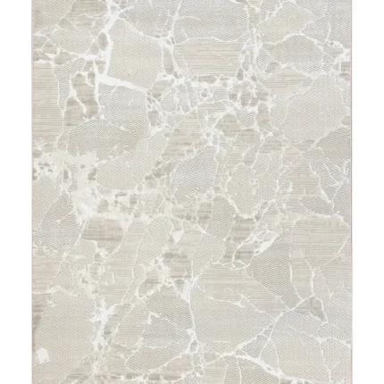 Covor living NOVA LUX 53388B Alb / Crem