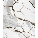 Covor living AURA LUX 53473A Maro / Alb