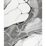 Covor living AURA LUX 53473A Gri / Alb