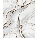 Covor living AURA LUX 53474A Maro / Alb