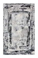 Covor living Rose 50122 Negru - imagine 2
