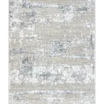 Covor living NOVA LUX 53187B Gri / Alb