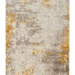 Covor living Ege EG08A Galben/Turcoaz