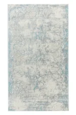 Covor living Rose 38724A Albastru-Gri
