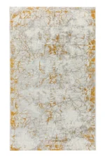 Covor living Rose 38724A Auriu-Bej