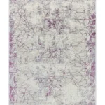 Covor living Rose 38724A Lila/Gri
