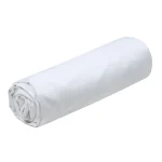 Cearșaf cu elastic Elysee 90X190 cm, culoare alb, 100% bumbac OEKO TEX
