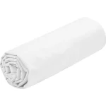 Cearșaf cu elastic Eden 160X200 cm, culoare alb, 100% bumbac OEKO TEX