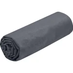 Cearșaf cu elastic Eden 180X200 cm, culoare gri închis, 100% bumbac OEKO TEX