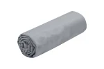 Cearșaf cu elastic Eden 180X200 cm, culoare gri, 100% bumbac OEKO TEX