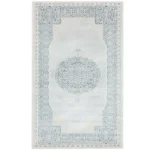 Covor Domino DS01B Gri/ Albastru - imagine 2