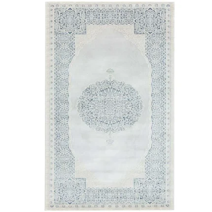 Covor Domino DS01B Gri/ Albastru - imagine 2