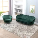 Covor Domino DS03 Bej/ Maro