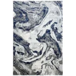 Covor Modern EFES cod: G6262 Gri/ Albastru - imagine 2