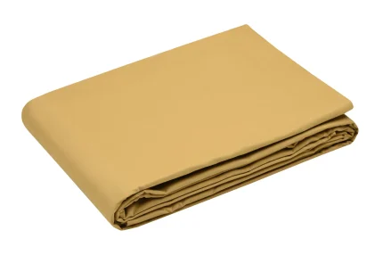 Cearsaf de pilotă Elysee pat dublu 240X220 cm, culoare Mustar, 100% bumbac OEKO TEX - imagine 2
