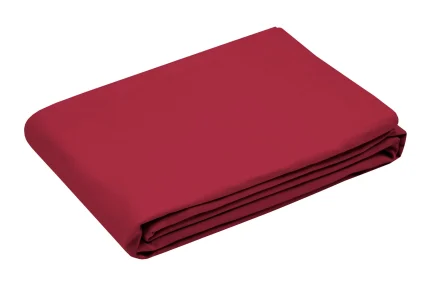 Cearsaf de pilotă Elysee pat dublu 240X220 cm, culoare Rosu, 100% bumbac OEKO TEX - imagine 2