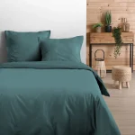 Cearsaf de pilotă Eden pat dublu King Size 260X240 cm, culoare Verde menta, 100% bumbac OEKO TEX