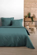 Cearsaf de pilotă Eden pat dublu King Size 260X240 cm, culoare Verde menta, 100% bumbac OEKO TEX