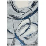 Covor Modern EFES cod: HE776 Gri/Albastru - imagine 2