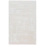 Covor Lootus L01B Bej/ Roz - imagine 2