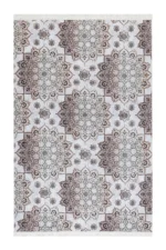 Rolă covor cauciucat LUXENA 01604A Bej / Maro