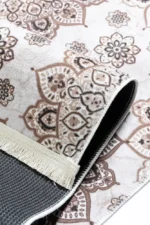 Rolă covor cauciucat LUXENA 01604A Bej / Maro - imagine 2