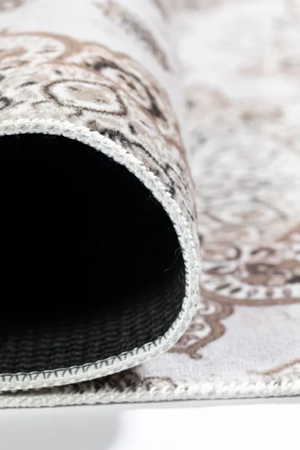 Rolă covor cauciucat LUXENA 01604A Bej / Maro - imagine 3