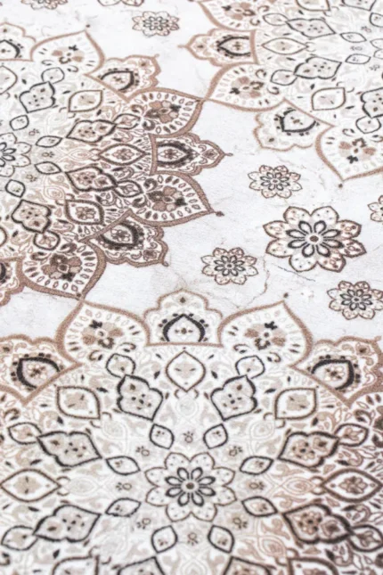 Rolă covor cauciucat LUXENA 01604A Bej / Maro - imagine 6