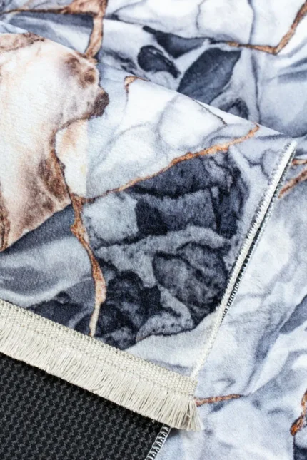 Covor cauciucat LUXENA 03201A Gri / Maro - imagine 2