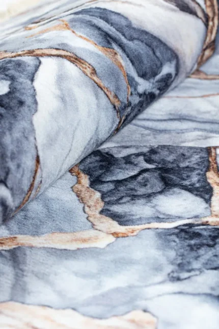 Covor cauciucat LUXENA 03201A Gri / Maro - imagine 4