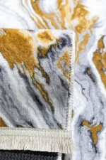 Covor cauciucat LUXENA 03279B Gri / Auriu - imagine 2