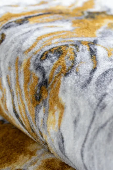 Covor cauciucat LUXENA 03279B Gri / Auriu - imagine 4