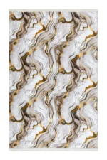 Rolă covor cauciucat LUXENA 04124A Bej / Auriu